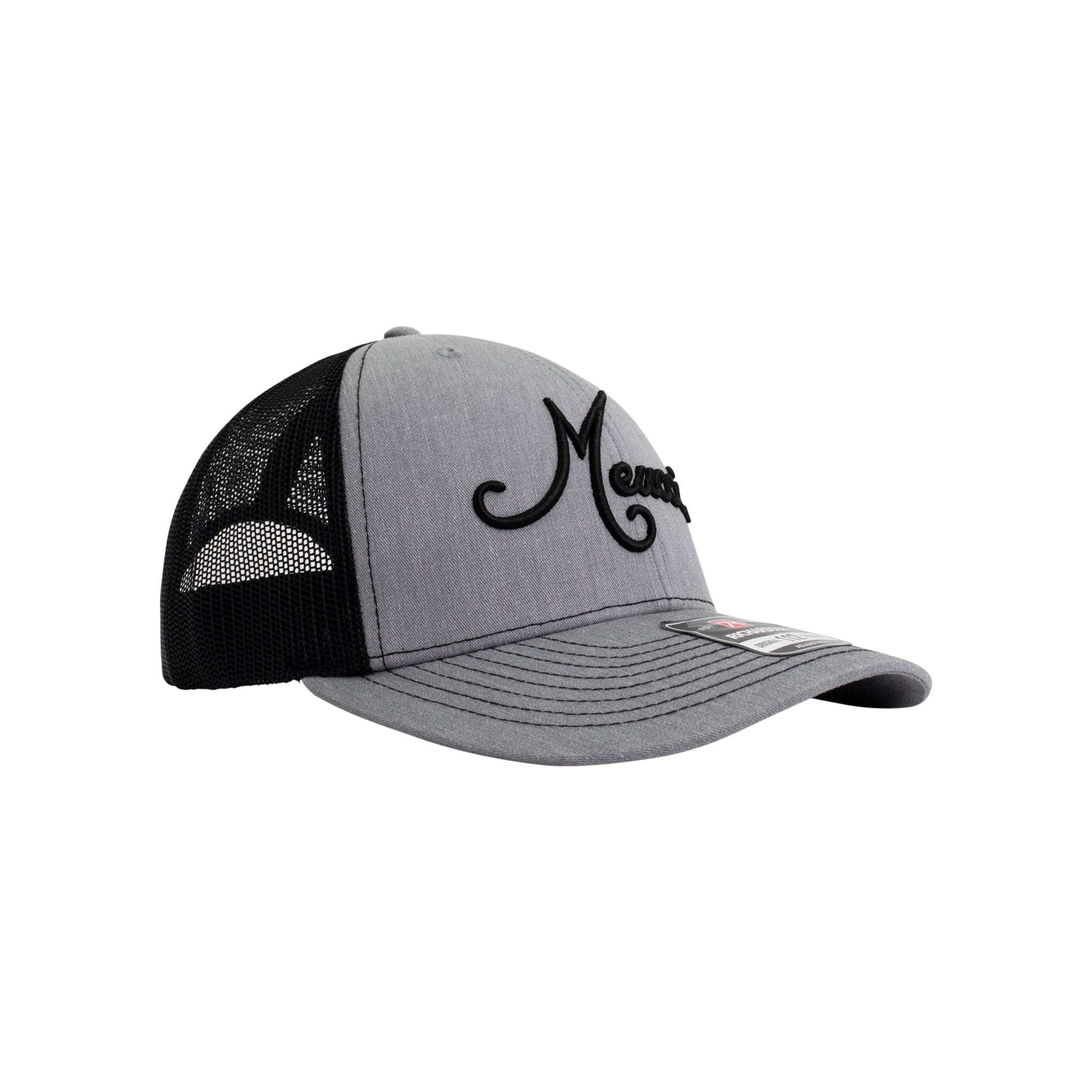 Meucci Trucker Hat - Heather/Black - Right Angle