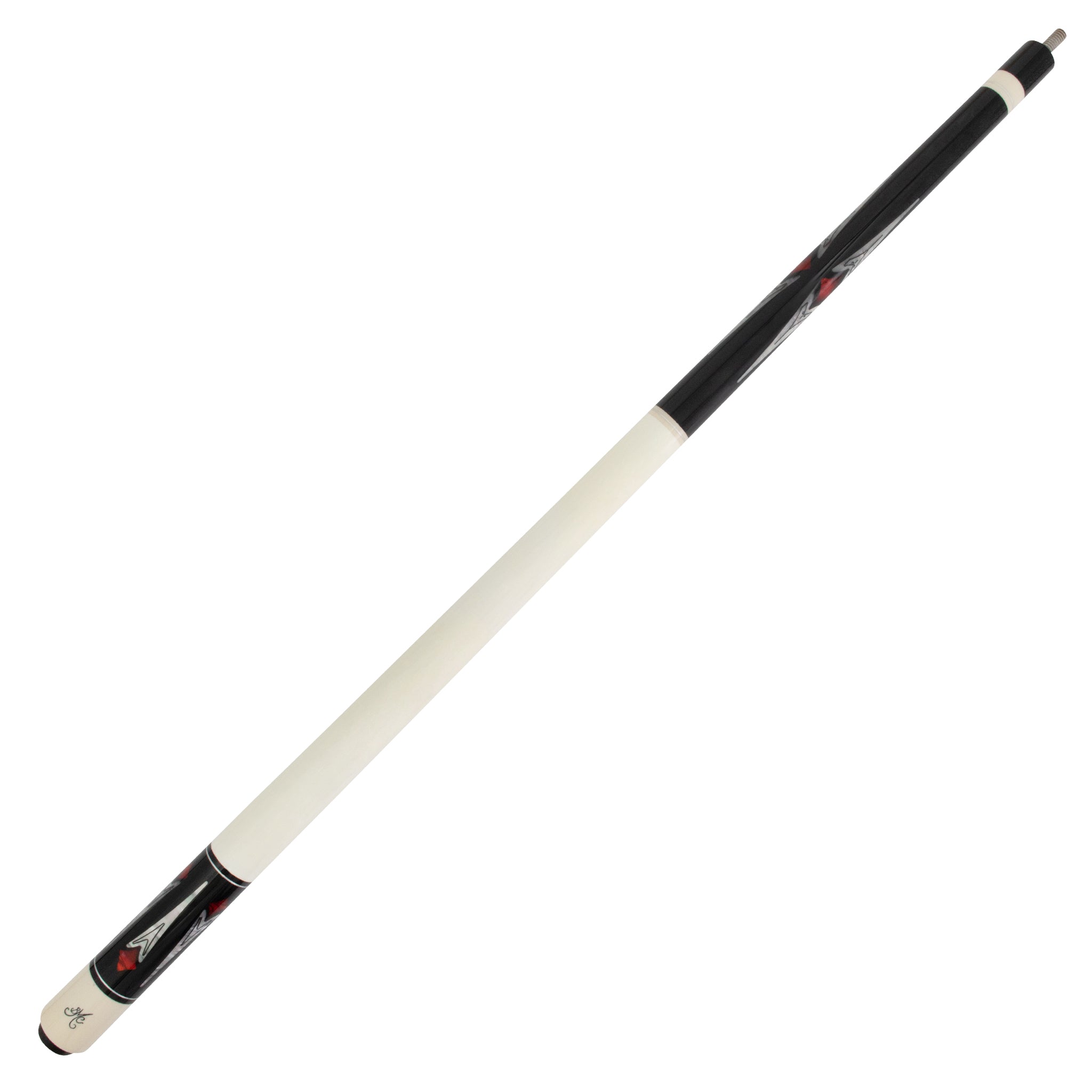SW Bar Box 3 Black Red Meucci Pool Cue Full
