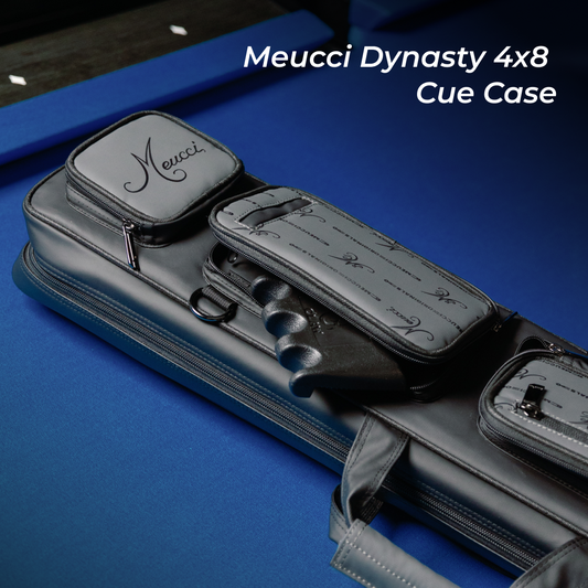 Meucci Dynasty 4X8 蝴蝶花台球杆盒