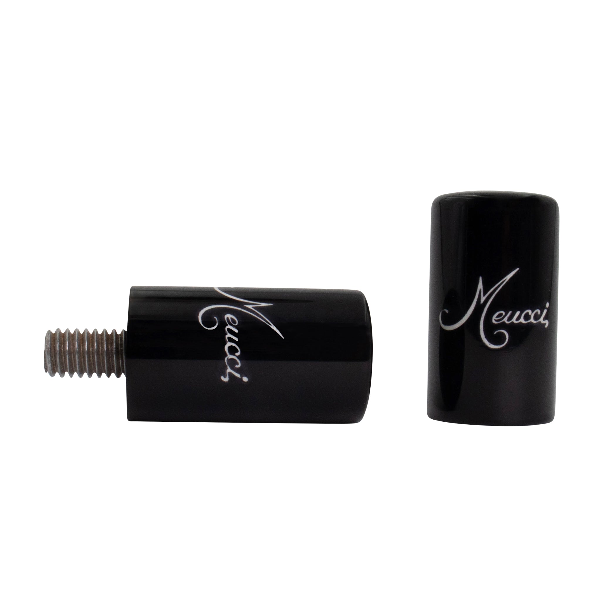 Meucci Pool Cue Joint Protectors - Solid Black