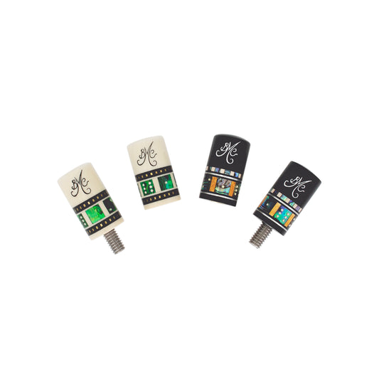 Meucci Pool Cue Joint Protectors - Dice Inlay